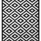 Green decore Nirvana Black White Recycled plastic Indoor Outdoor Rugs Australia