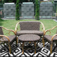 Nirvana Black White Outdoor Rug