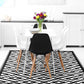 Nirvana Black White Outdoor Rug