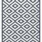 Green decore Nirvana Charcoal Grey White Recycled plastic Indoor Outdoor Rugs Australia